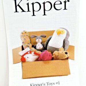 Kipper Knit Dolls Pattern Booklet Toy #1 Double Knit DIY Vintage 1994